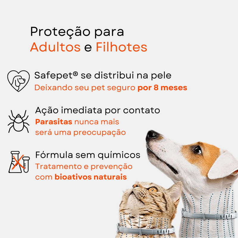 Colar Anti-Pulgas e Carrapatos